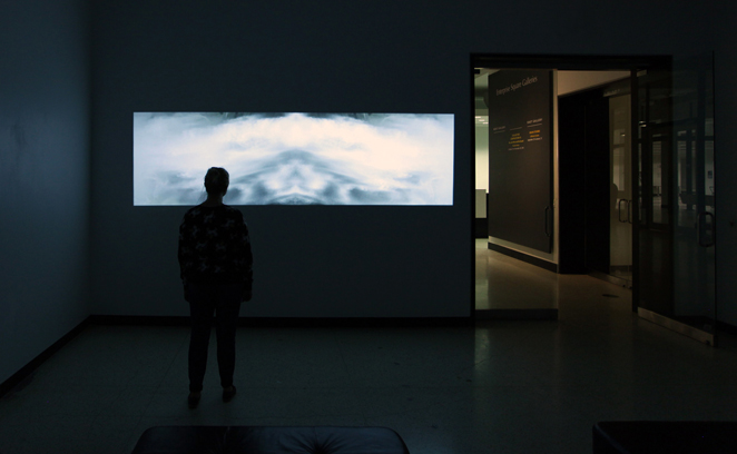 Waterfall Palindrome installation view
